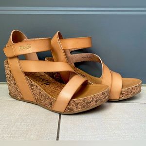 Blowfish Malibu Hapuku Wedge Sandals in Nude Dyecut 👡 | Size 10
